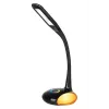 Activejet AJE-VENUS RGB Schwarz LED Schreibtischlampe mit RGB-Basis, 7W Hauptlicht, 3W RGB-Basis, 400lm, 3000K/4500K/6000K, Touch-Steuerung, Flexibler Arm