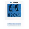 Blaupunkt CL02WH Weiße LED-Wecker mit FM-Radio, Dual-Alarm, USB-Ladefunktion, Temperaturanzeige