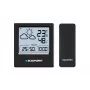 Blaupunkt WS10BK Wetterstation mit Außensensor, Farb-LCD, Vorhersage, Luftfeuchtigkeit, Alarm, Schwarz