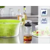 LEIFHEIT Salatdressing-Shaker 300 ml, Transparent/Grün
