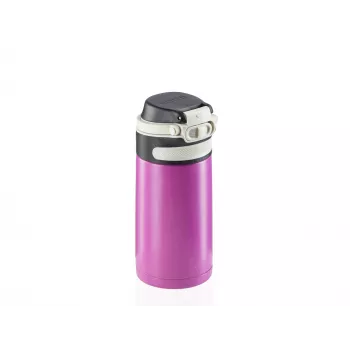 LEIFHEIT Thermos Flip 350 ml lila vakuumisolierte Flasche