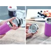 LEIFHEIT Thermos Flip 350 ml lila vakuumisolierte Flasche