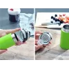 LEIFHEIT Thermo Mug Flip 350ml Grün - Doppelwandiger vakuumisolierter Thermobecher, auslaufsicher, 360° Trinköffnung