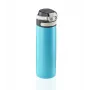 LEIFHEIT Thermos Flip 600ml Hellblau Vakuum-Isolierte Edelstahlflasche