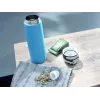 LEIFHEIT Thermos Flip 600ml Hellblau Vakuum-Isolierte Edelstahlflasche