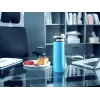 LEIFHEIT Thermos Flip 600ml Hellblau Vakuum-Isolierte Edelstahlflasche