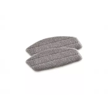 Leifheit CleanTenso Ersatz-Mikrofasertücher, 2er-Pack, Weiß