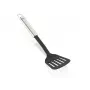 LEIFHEIT Sterling Nylon-Pfannenwender mit Edelstahlgriff, 33 cm, Schwarz/Silber