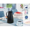 LEIFHEIT Thermos Harmonic Schwarz 1L Vakuum-Isolierkanne