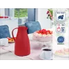 LEIFHEIT Thermos Harmonic Rot vakuumisolierte Isolierkanne 1,0 L