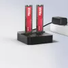 AXAGON ADSA-M2C22L Dock für zwei M.2 NVMe SSDs, USB-C 20Gbps, Klonfunktion