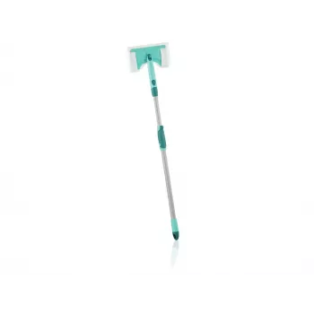 LEIFHEIT Fliesen- und Badbürste mit Teleskopstiel 93-150 cm Badreiniger Micro Duo