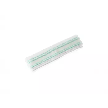 LEIFHEIT Fensterwischer Ersatz-Mikrofaserbezug M, 32 cm, Weiß/Türkis