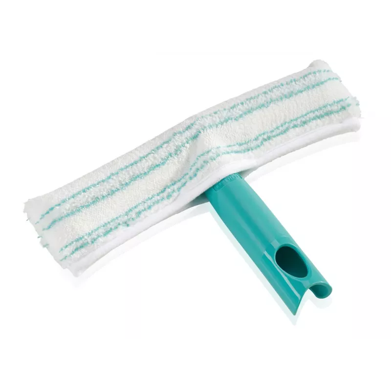 LEIFHEIT Fensterwischer Ersatz-Mikrofaserbezug M, 32 cm, Weiß/Türkis