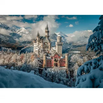 Schmidt Spiele Winterliches Schloss Neuschwanstein 1000-Teile Puzzle