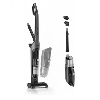 Bosch Flexxo Series 4 BHH4GN28 Akku-Stielstaubsauger, 28,8V, 70min Laufzeit, 2-in-1 Handstaubsauger, AllFloor Power Brush, beutellos, Schwarz/Anthrazit