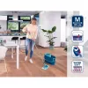LEIFHEIT Bodenreinigungsset Clean Twist M Ergo mit Power Cleaner 1L, Spin-Mop-System, Grün/Weiß