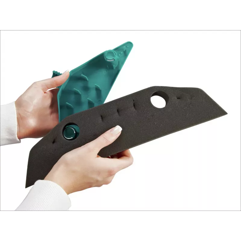 LEIFHEIT Ersatzschaum für Soft&Easy Bodenwischer, 34cm, Blau