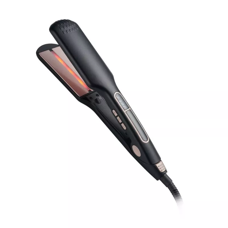StayBeauty von Extralink M-17722 Keramik-Haarglätter, 60W, einstellbare Temperatur, Schwarz