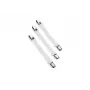 LEIFHEIT Bügelbrettbezug-Befestigungen (4er-Set, Weiß, elastische Bänder mit Clips)
