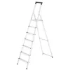 Hailo L40 StandardLine 4-stufige Aluminium-Stehleiter mit Sicherheitsbügel, 150 kg, EN 131