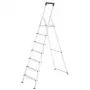 Hailo L40 StandardLine 4-stufige Aluminium-Stehleiter mit Sicherheitsbügel, 150 kg, EN 131