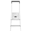 Hailo L40 StandardLine 4-stufige Aluminium-Stehleiter mit Sicherheitsbügel, 150 kg, EN 131