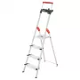 HAILO L85 ComfortLine Aluminium 4-Stufen Haushaltsleiter