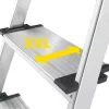 HAILO L85 ComfortLine Aluminium 4-Stufen Haushaltsleiter