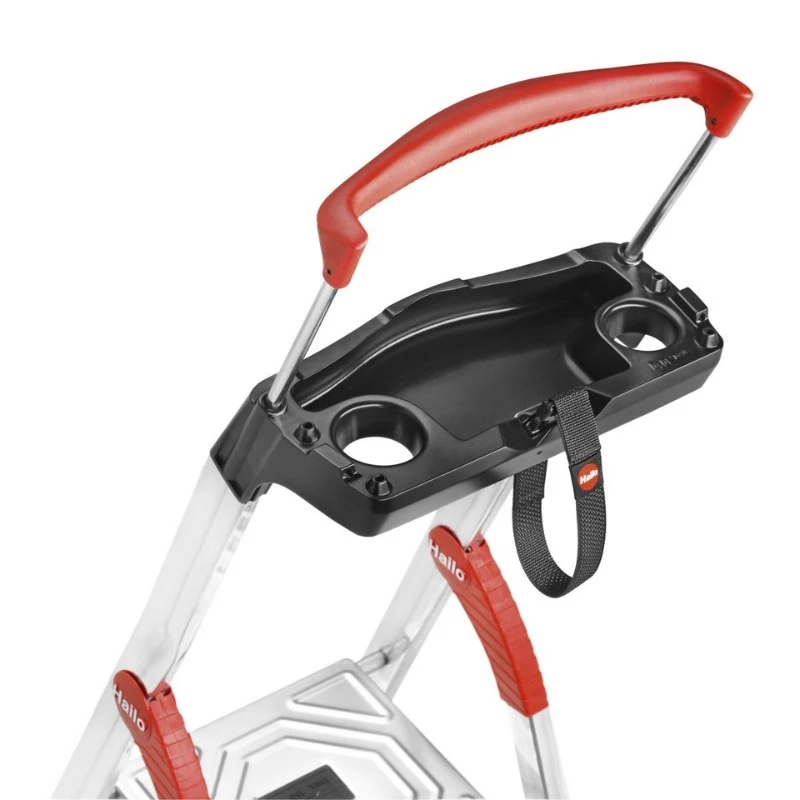 HAILO L85 ComfortLine Aluminium 4-Stufen Haushaltsleiter