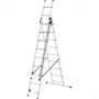HAILO ProfiStep Combi Leiter Aluminium 3x9 Sprossen
