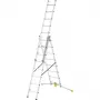 HAILO Kombileiter HobbyLOT Aluminium 2x8 + 1x9 Sprossen