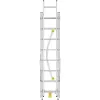 HAILO Kombileiter HobbyLOT Aluminium 2x8 + 1x9 Sprossen