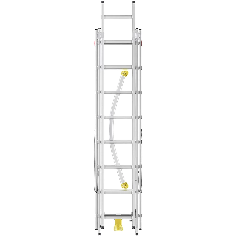 HAILO Kombileiter HobbyLOT Aluminium 2x8 + 1x9 Sprossen