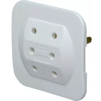 Kopp 174902005 Eurostecker Typ C, Weiß, 2,5 A, 250 V, Schraubklemmen, Selbstmontage