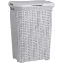 Curver Natural Style Wäschekorb 60L Hellgrau