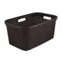 CURVER Wäschekorb Style 45L 59,2 x 38 x 27 cm Dunkelbraun