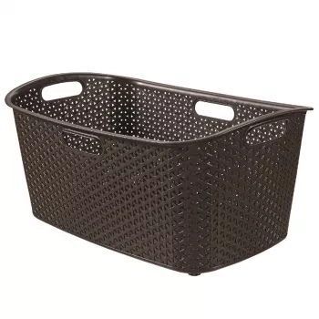 CURVER My Style Wäschekorb 47L Dunkelbraun 60x39x28cm