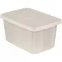 CURVER Essentials 45L transparente Aufbewahrungsbox mit Deckel, 57 x 40 x 30 cm, stapelbar, lebensmittelecht