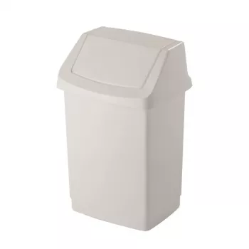 CURVER Click-it 50L Tretmülleimer, Weiß, 38,5x33,5x63,5 cm