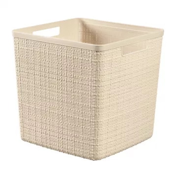 CURVER Korb Jute Quadratisch 17L 28x28x27 cm Creme