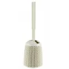 CURVER Knit Toilettenbürste mit Halter, Weiß, Ø14x43 cm