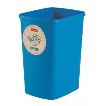 Curver Deco Flip Bin Recycling Bin Set 3x10L Blau Grün Gelb