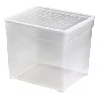 CURVER Textilbox mit Deckel 33L Transparent 39,5x34,2x34,3cm