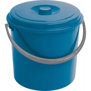 CURVER Eimer mit Deckel 16L Blau