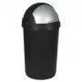 CURVER Bullet 50L Schwarz/Silber Abfallbehälter