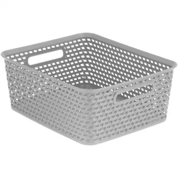 Curver Your Style M Aufbewahrungskorb 35x30x13 cm Grau