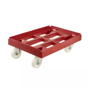 keeeper Transportwagen für Transportboxen und Körbe Rolf 61x41x19 cm Rot