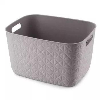 Curver Softex L Aufbewahrungskorb 19L Grau-Braun 37,9x29,2x22,1cm