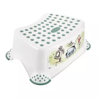 KEEEPER Tritthocker Tomek Winnie the Pooh 40,5x28,5x14 cm Weiß